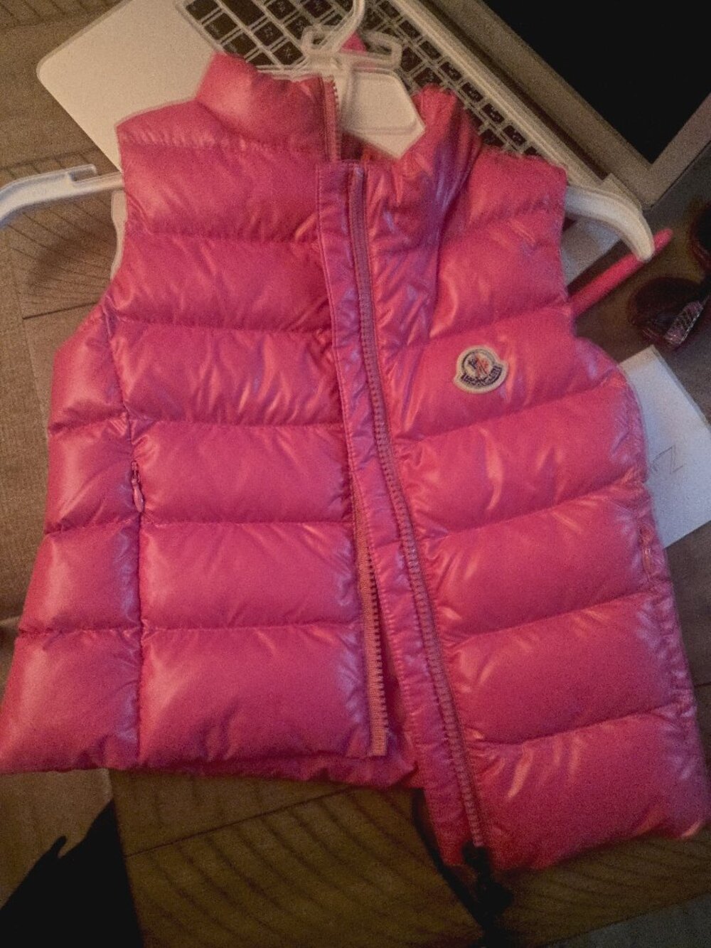 Designer Moncler girls vest